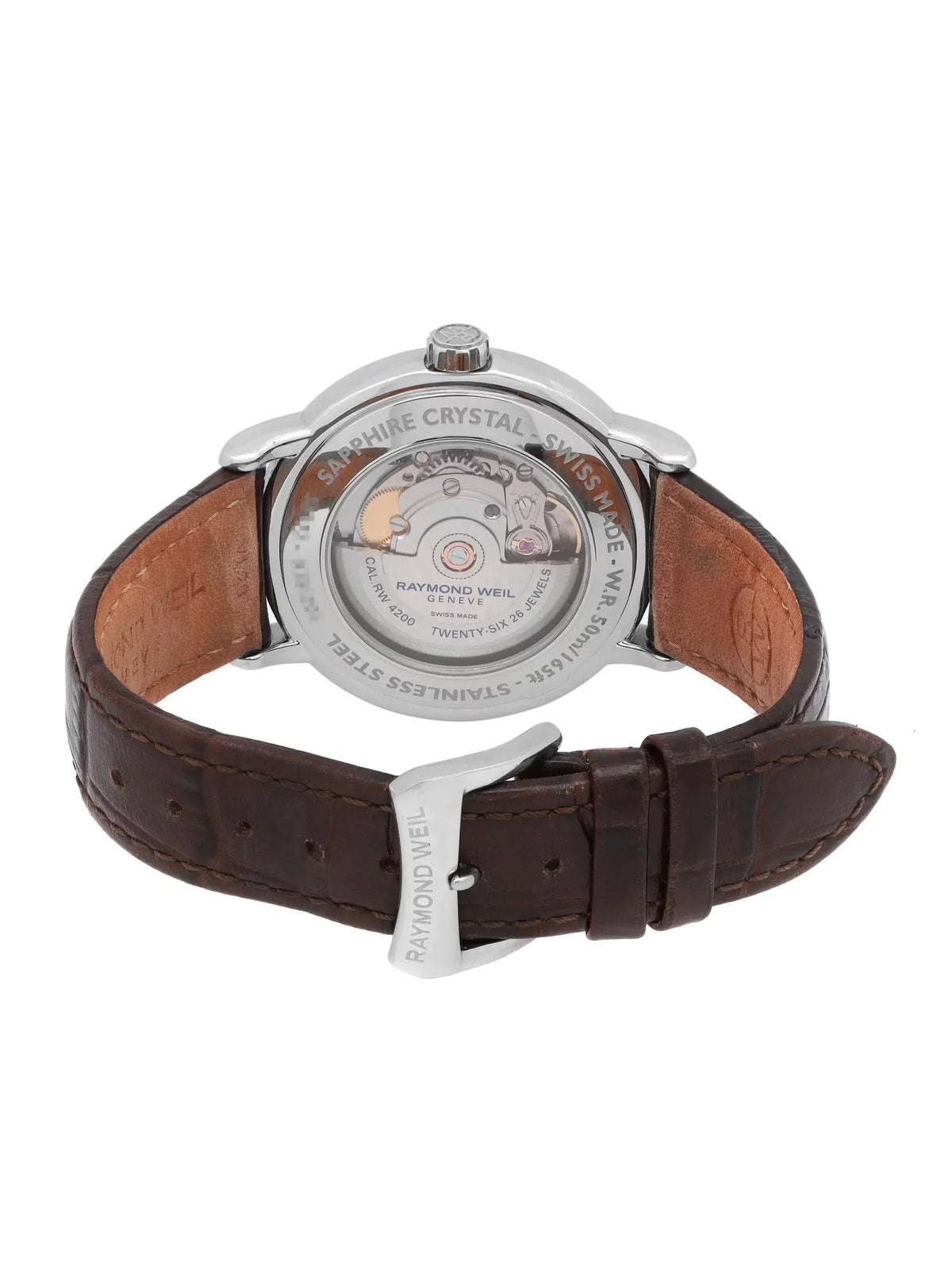 Gray Raymond 2837-STC-00609 Steel Watch 39mm Weil Mens Automatic Dial Maestro