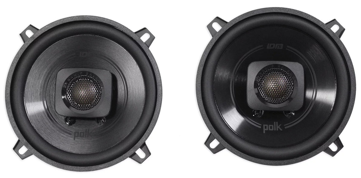 Rockville (2) Marine/ATV/Motorcycle/Boat Watt with Bundle (2) Speakers Audio RPB1 10 Polk Audio 5.25" DB522 600w Car