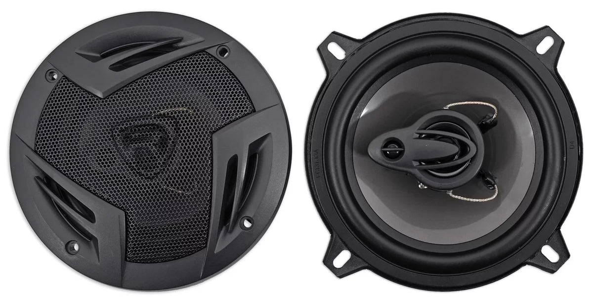 Car RMS Watts (4) RV5.3A Rated 1200 Rockville Watts/200 5.25" Speakers CEA 3-Way