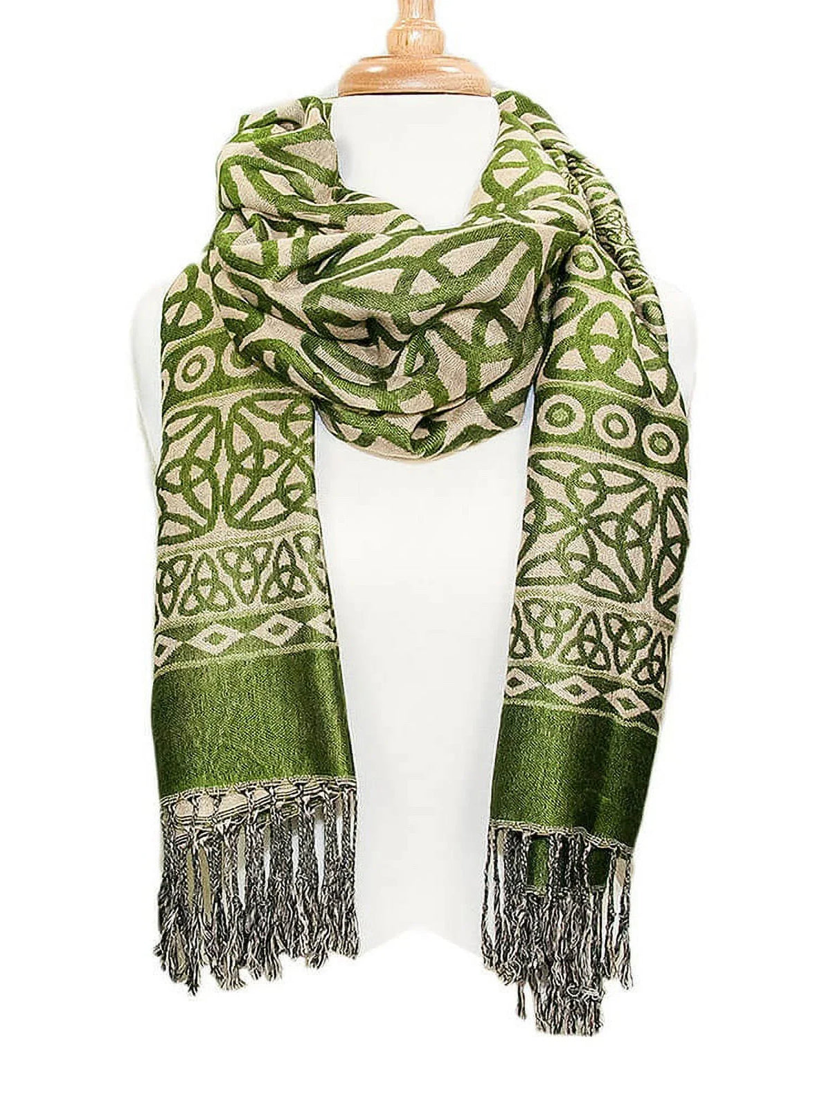 Moss Adult Scarf Knot Female Made apparel Green Celtic Celtic by