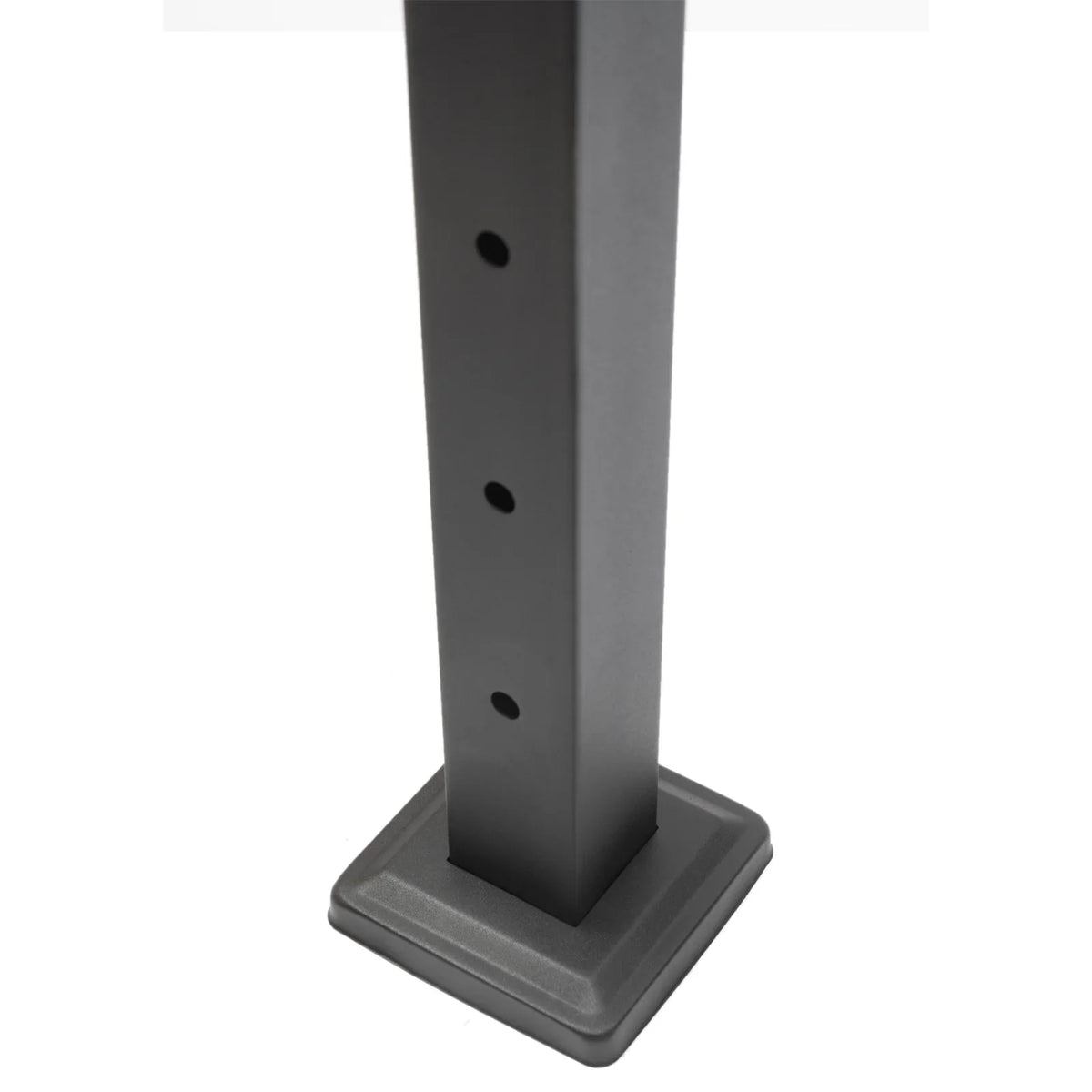 Pre-Drilled Cable Railing Post Fence 36''x2''x2'' Cable Wood for Square Level Railing Deck Two Post Sides System Stainless Steel Concrete Level