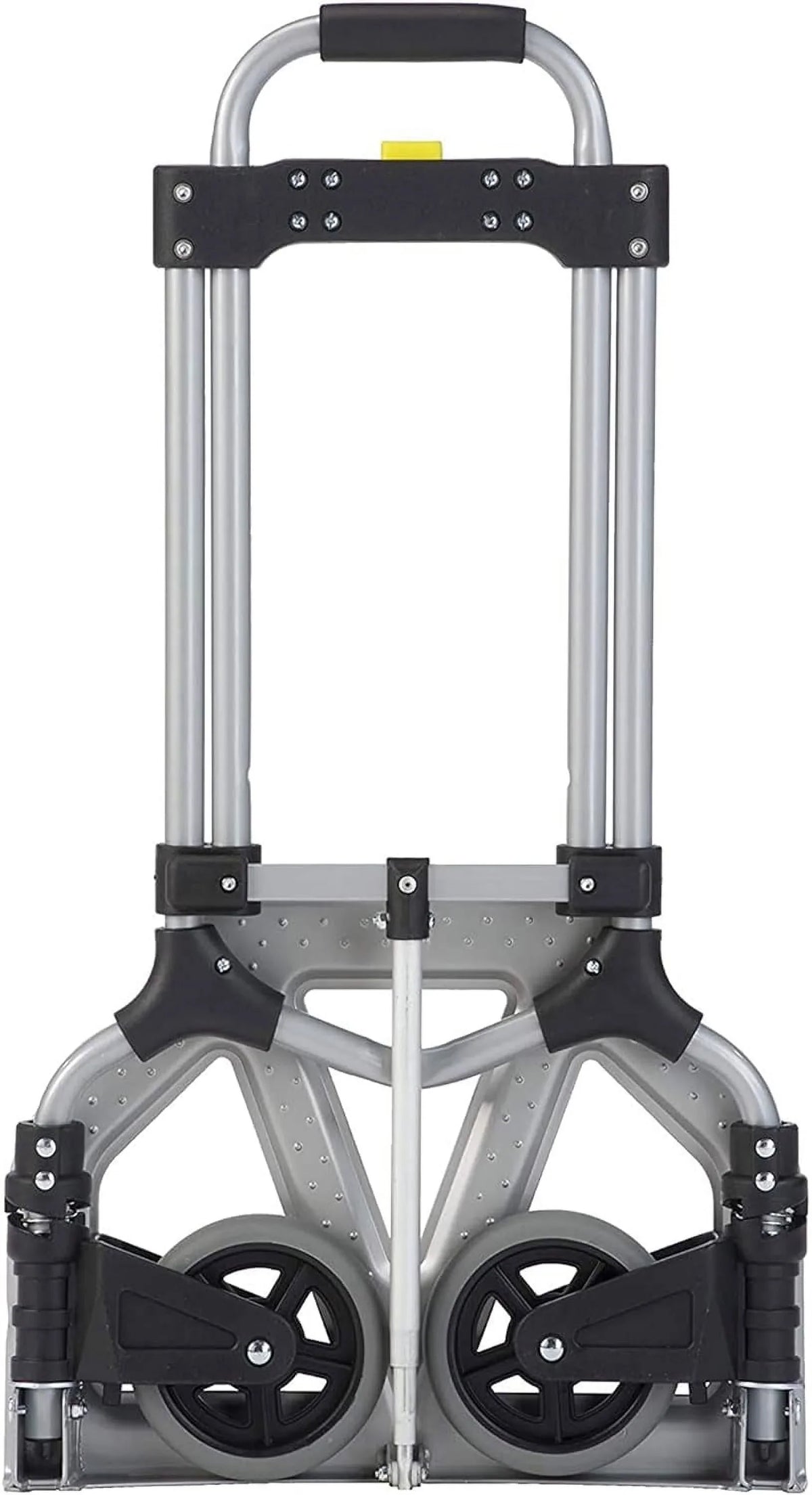 Cart Hand Handle, (2 MCI Luggage Capacity Silver/Black W/Telescoping 160Lb Steel Truck Folding Personal Pack)