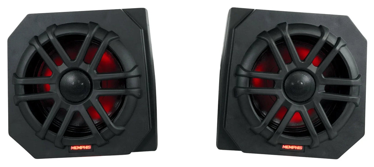 XP900 Pods+LED Memphis Tower RNGR65FE Speakers+Amp Ranger For 2) Polaris 2013-17