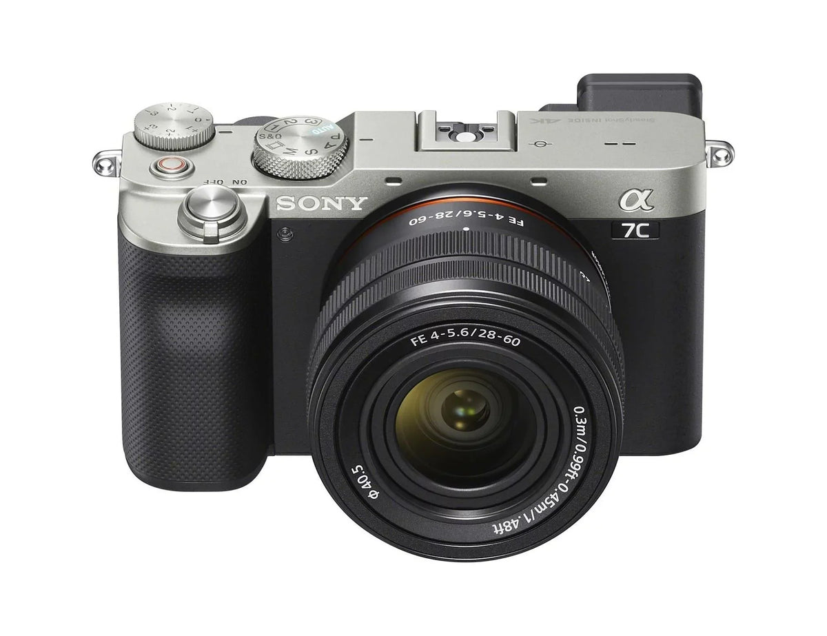 FE a7C Lens with (Silver) Bundle Alpha Camera Mirrorless Essentials 28-60mm