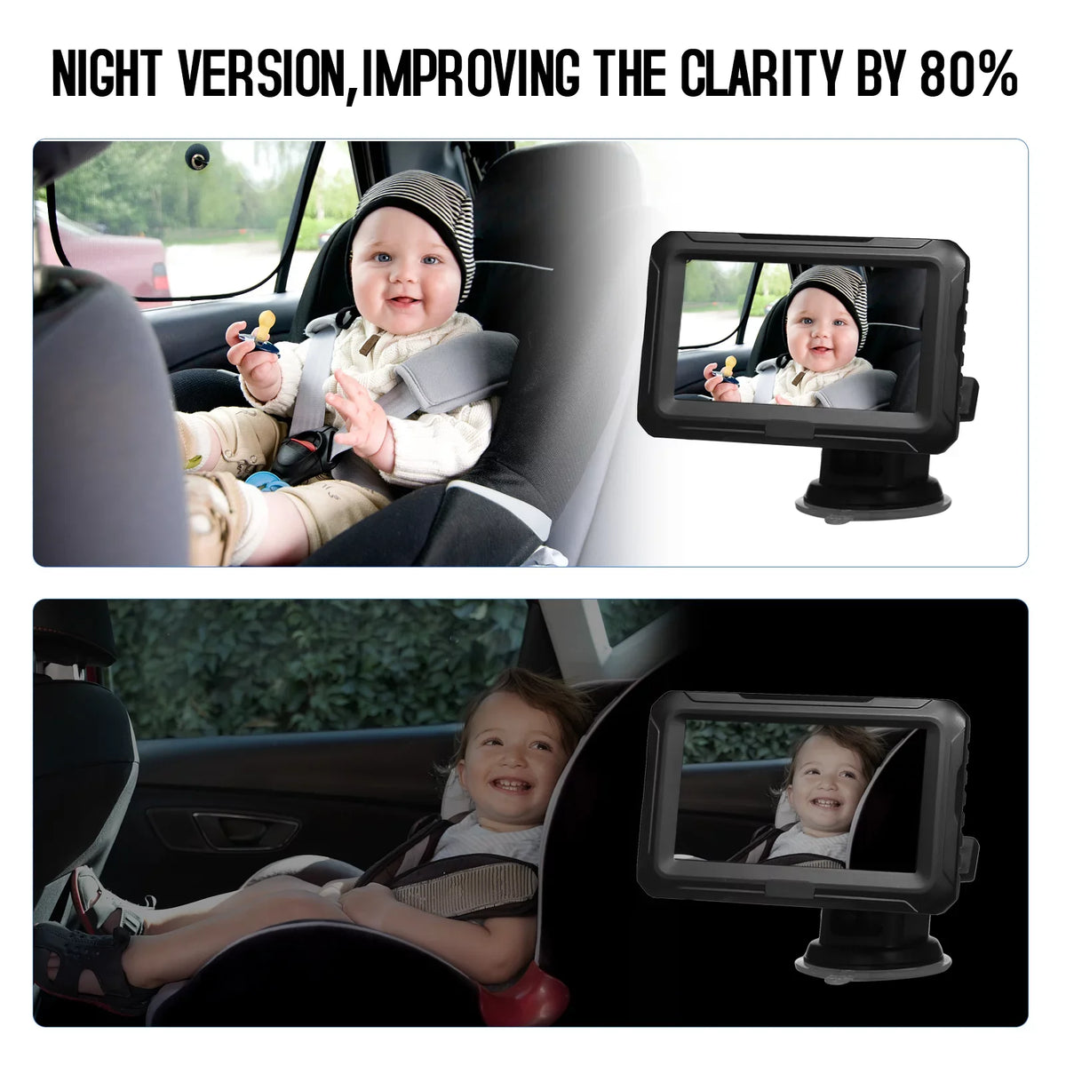 IPS Adjustable Function Wide Vision IPS Invigilator,IPS Vision Adjustable Monitor Camera Screen 4.3'' Nebublu Camera Mirror View View Kids Monitor Screen Wide Function 4.3'' Baby Screen Baby Wide