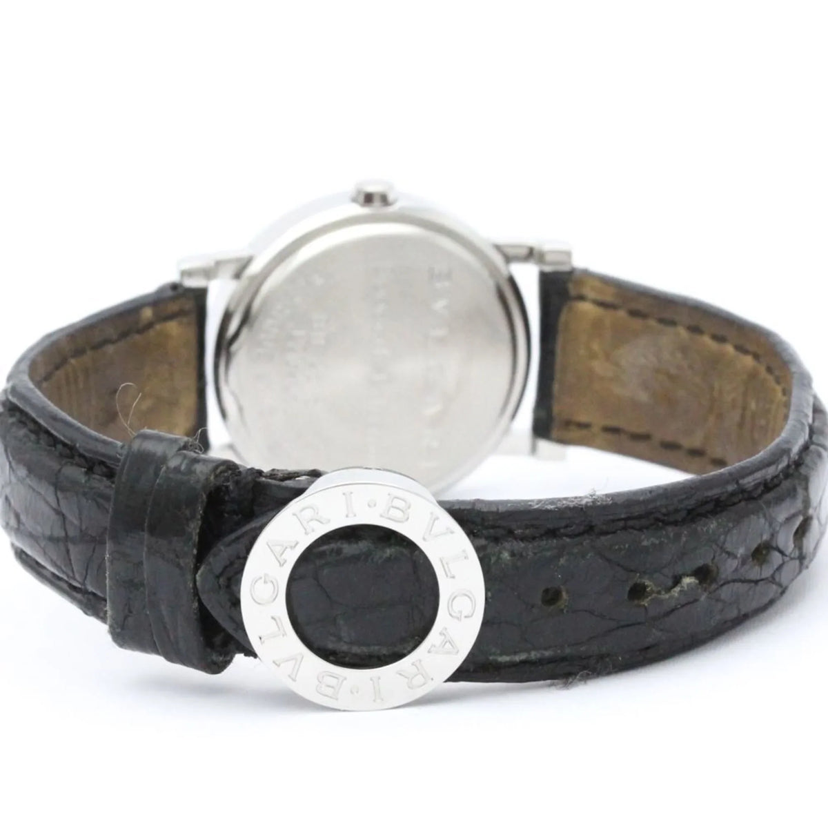 Polished BVLGARI-BVLGARI BF558550 BB26SL Quartz Steel Pre-Owned (Good) Ladies BVLGARI Watch