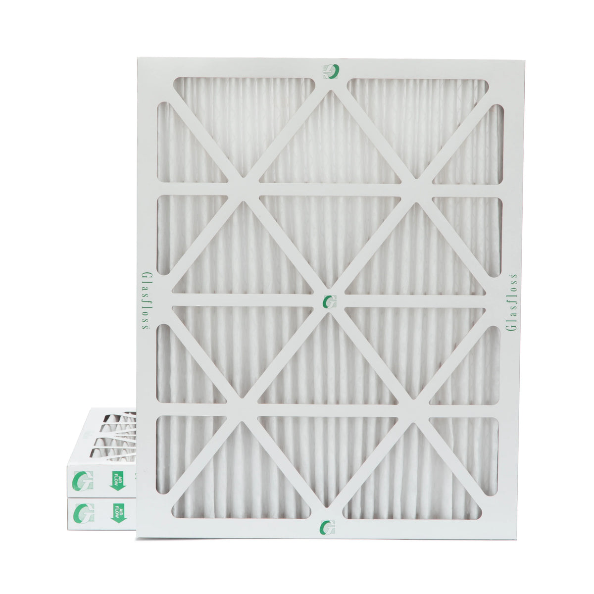 Pleated 17-1/2 of 13 by Inch MERV Air Filters x 18x20x2 x dimension: Actual 19-1/2 3 Glasfloss. Pack 1-3/4 2"
