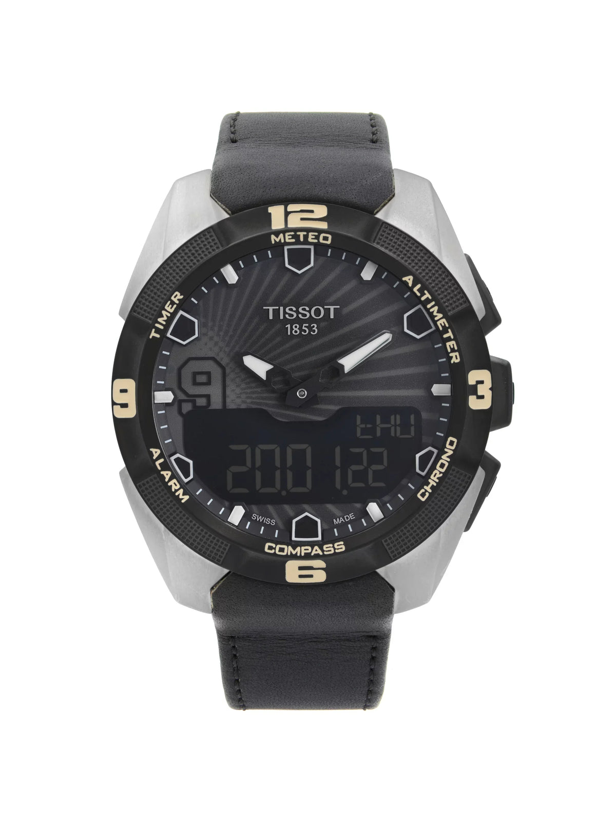 Men Dial Solar Watch Expert T-Touch Black Tony Tissot Parker T091.420.46.061.00