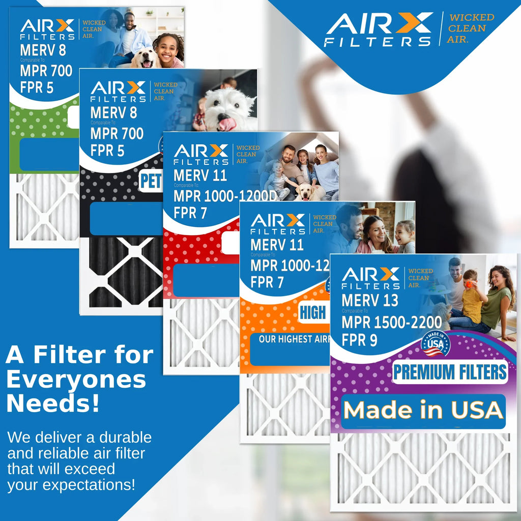 Filters MERV 14x25x1 6 Electrostatic AC Premium AIRX Furnace WICKED Air Pack HVAC Pleated AIR. 700 & FILTERS USA MPR Comparable Made Air to Conditioner Filter FPR 14x25x1 5 8 by CLEAN Filter