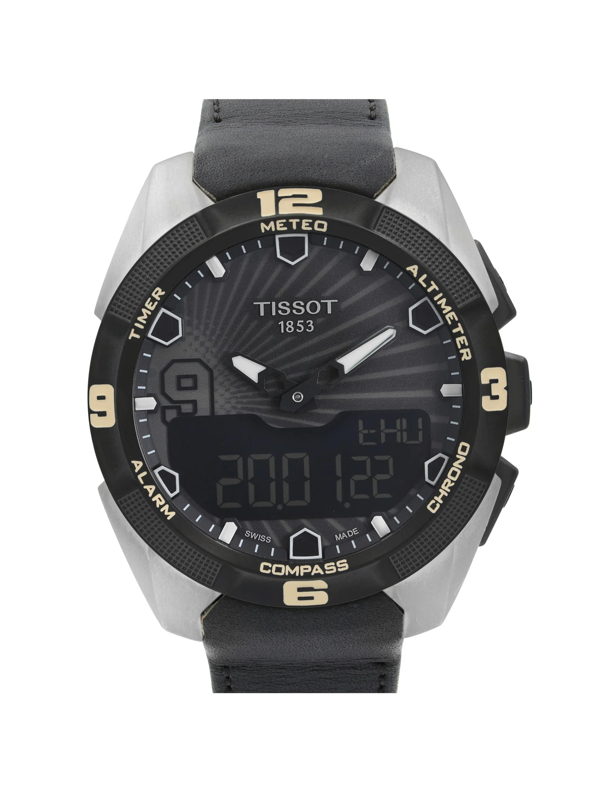 Men Dial Solar Watch Expert T-Touch Black Tony Tissot Parker T091.420.46.061.00