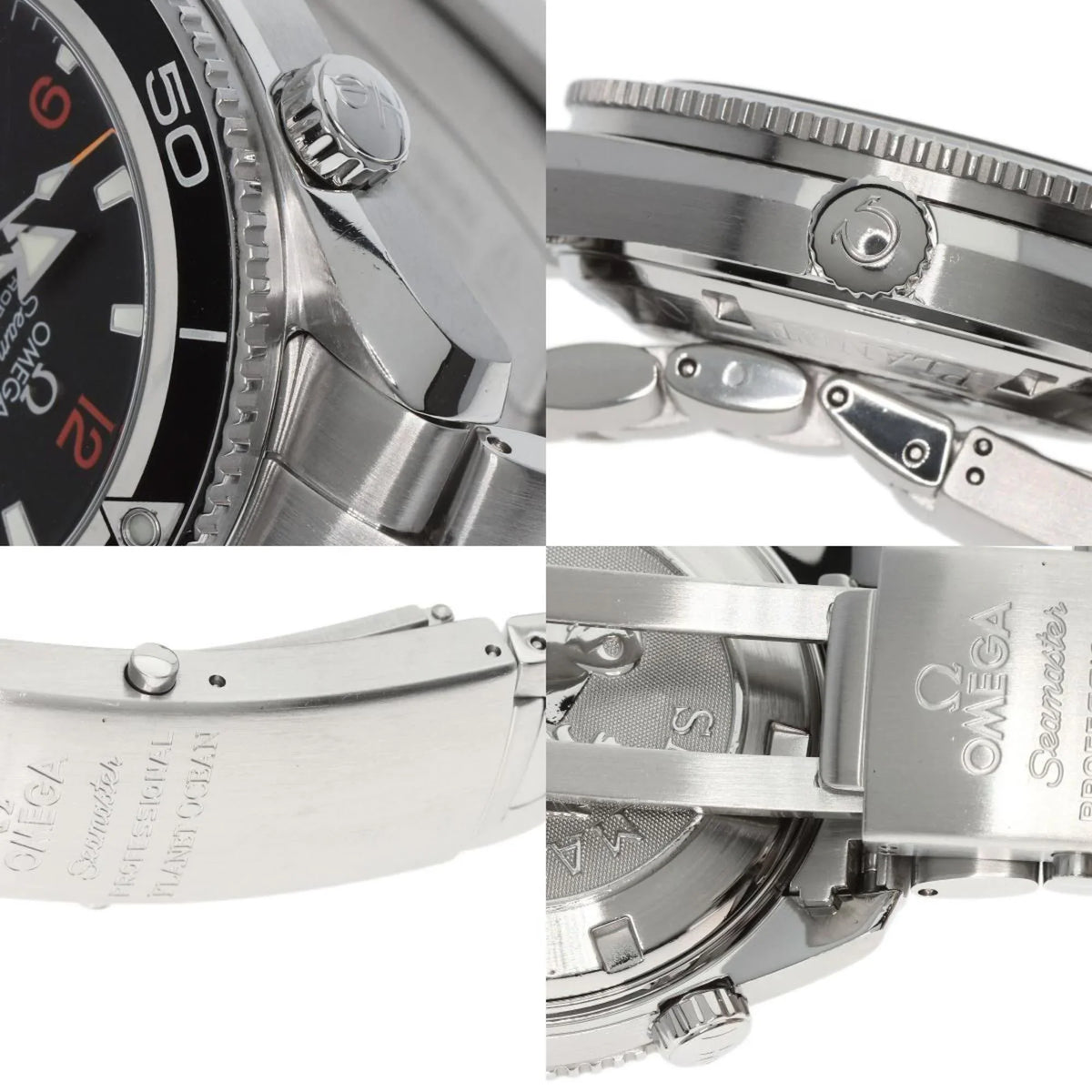 2201.51 Men's Steel/SS Stainless (Good) Pre-Owned Omega Planet OMEGA Watch Ocean Seamaster Co-Axial