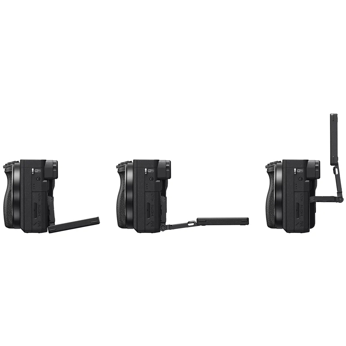 Wide (Black) ILCE-6400L/B Bundle OSS Battery a6400 + Mirrorless & 4K Filter Extra Power Camera Set Deco 16-50mm 2.2X Lens 0.43x Lens Angle Telephoto and Case Editing f/3.5-5.6 Gear with Kit
