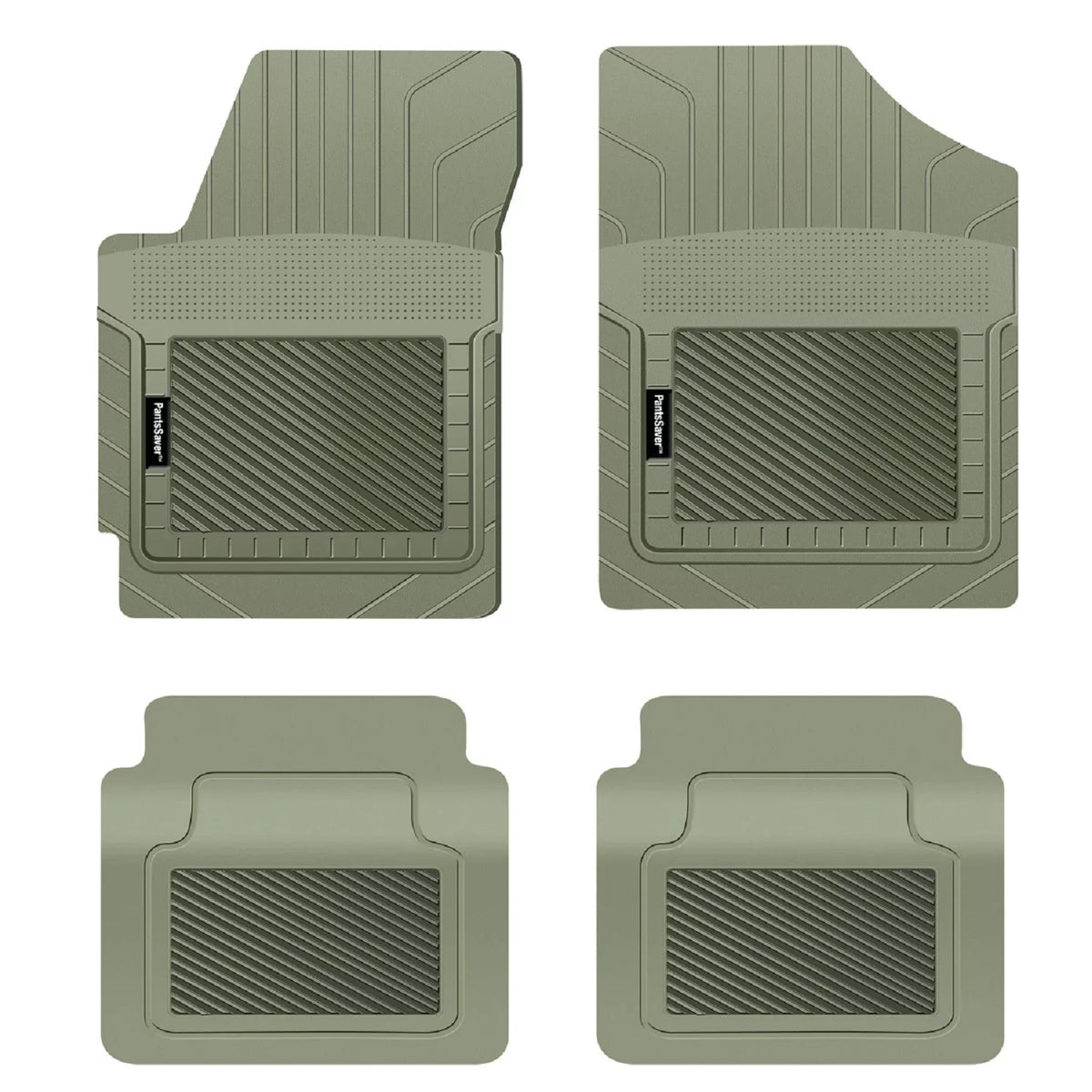 (Gray) PantsSaver Floor Set Custom Mats Genesis -4 Fit Piece for Protection All G80 2021-2023 climate