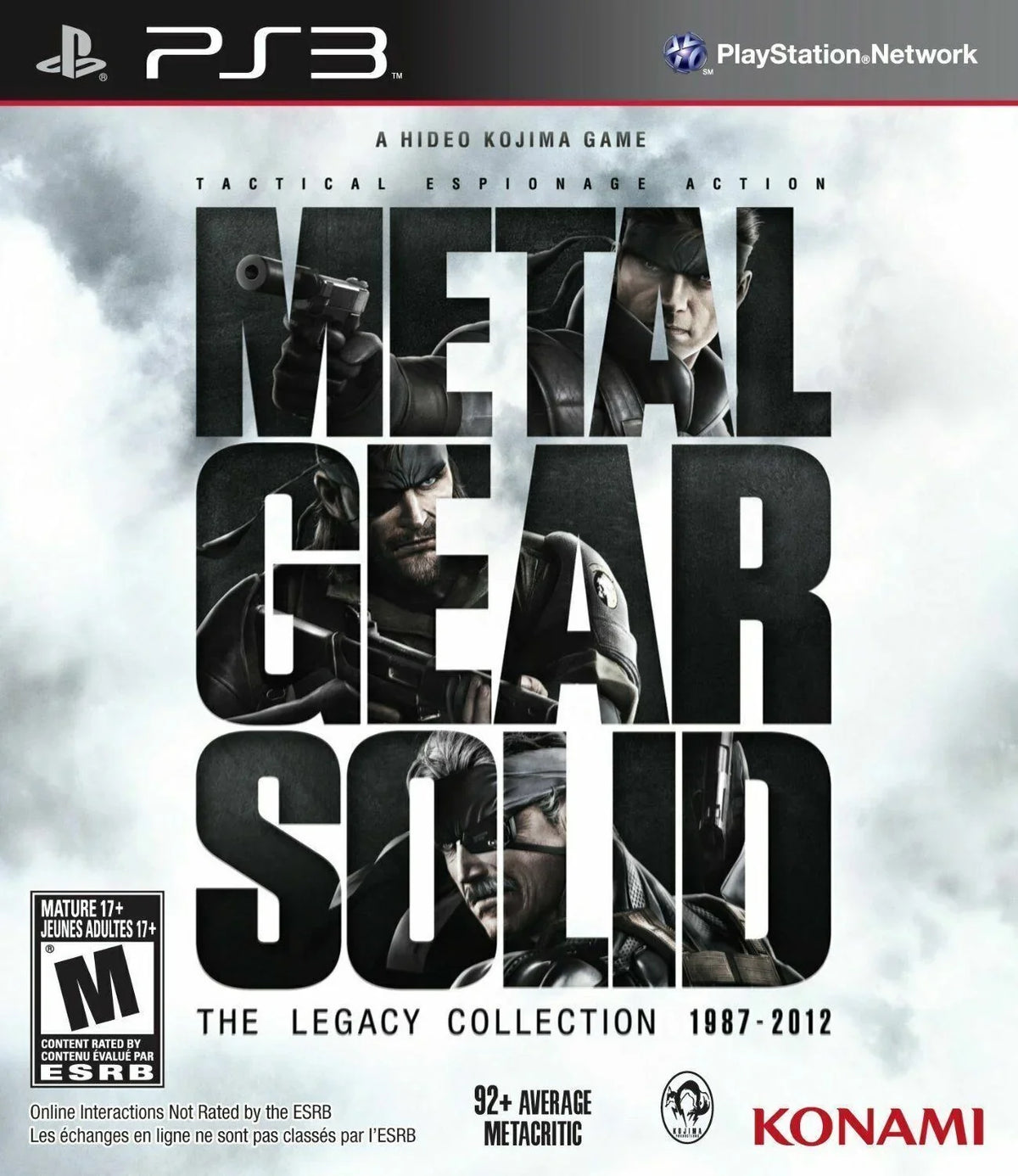 Games PS3 - Collection Solid Playstation 8 One 3 Legacy Metal Gear in The