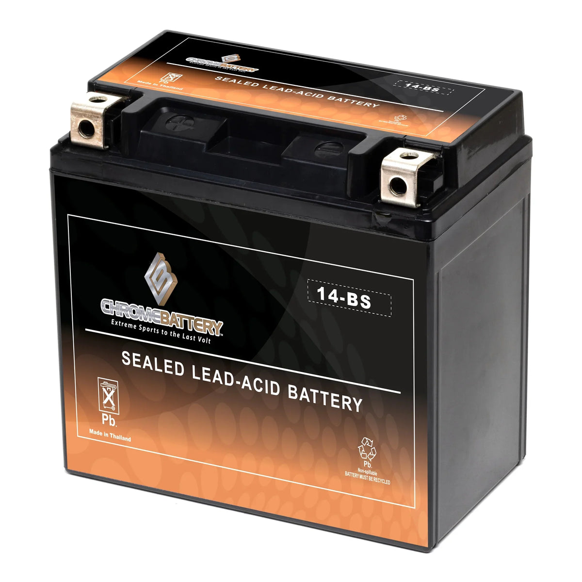 Aero, Battery for E. Vt1100c, C. T 200 Battery C3, A. 12 (14-BS 1100cc Ah, Volt,12 Tourer) YTX14-BS Chrome (spirit, Motorcycle 01-'07 Shadow Honda CCA)