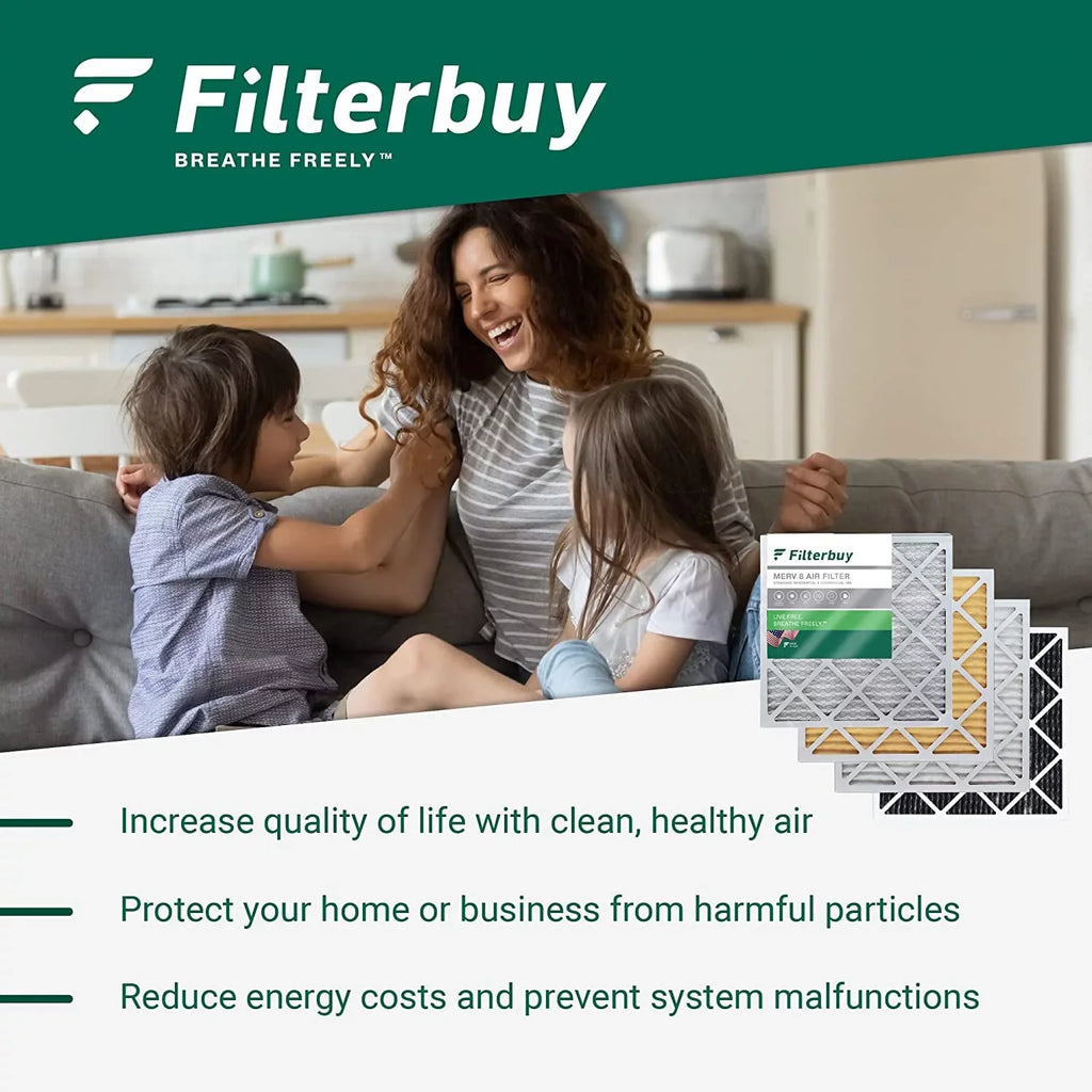 Air Filters AC Furnace FC100A1003 Pleated Filterbuy (2-Pack) 16x20x5 13 Honeywell HVAC MERV for