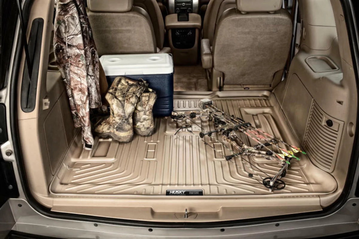 Escalade Cargo Chevrolet Yukon Series Husky Liner by Tahoe/GMC 21 RealTruck 2021-2023 with with Behind Weatherbeater Compatible Cadillac Black 2nd select: Compatible Seat