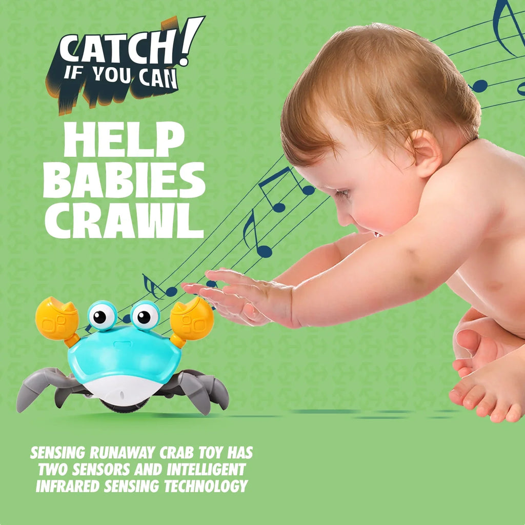 Kids Avery Crab Gift 6-12 Years Months For Little Kids And And Development Cognitive Favorite Time, Tummy Toddlers Crawling - Learning 0-6 Crawl