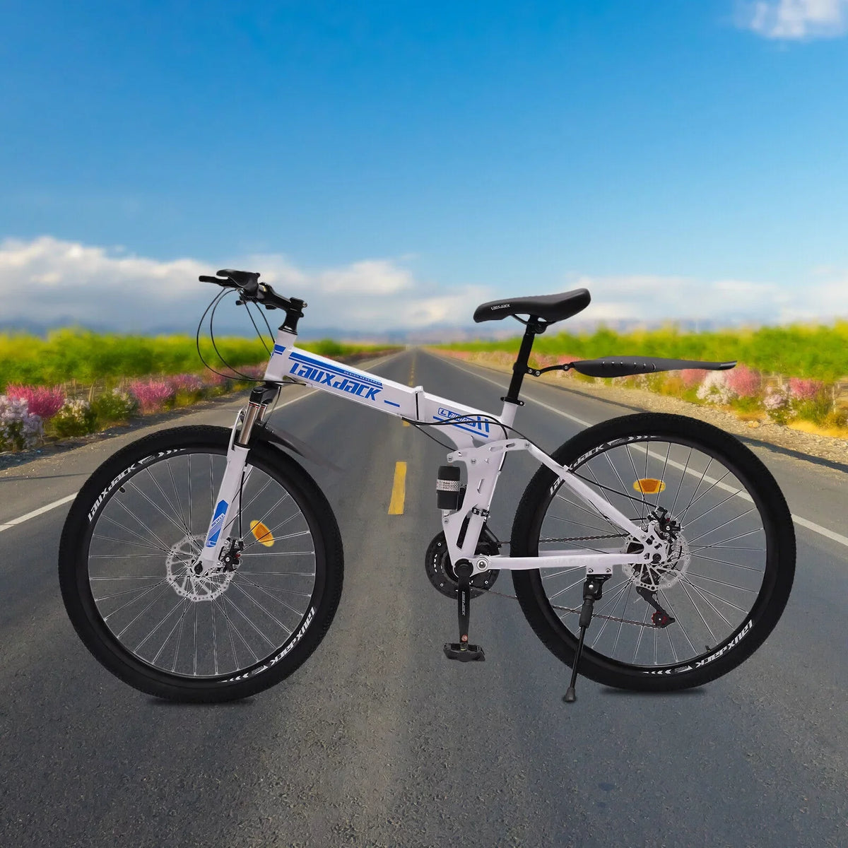 Brake SHZICMY Bikes Dual Men Disc Bicycle 21 26" Folding Mountain Speed School Bike MTB