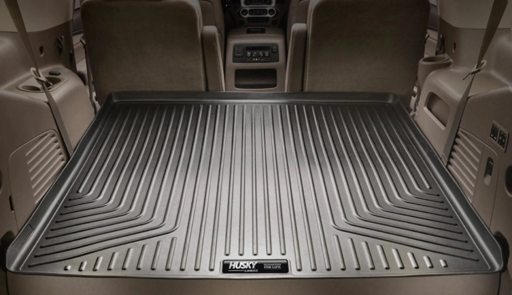Escalade Cargo Chevrolet Yukon Series Husky Liner by Tahoe/GMC 21 RealTruck 2021-2023 with with Behind Weatherbeater Compatible Cadillac Black 2nd select: Compatible Seat
