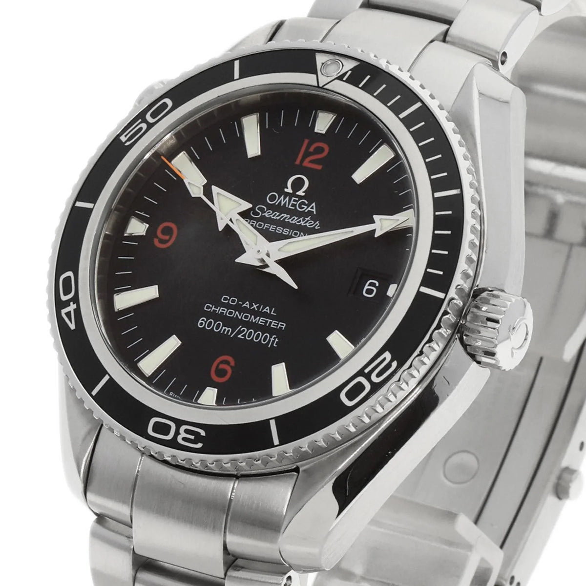 2201.51 Men's Steel/SS Stainless (Good) Pre-Owned Omega Planet OMEGA Watch Ocean Seamaster Co-Axial