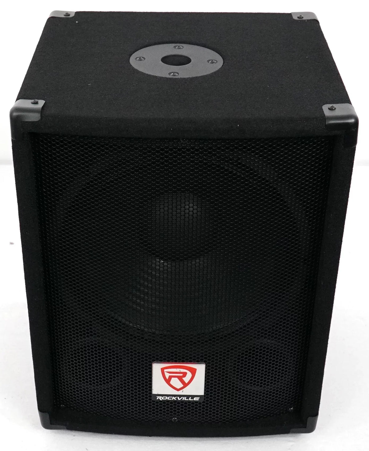 SBG1128 Pro 12" 600 Subwoofer, Rockville Passive MDF Mount Watt Cabinet/Pole DJ
